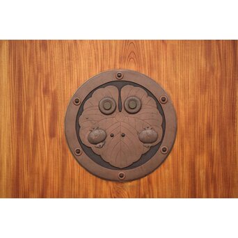 総欅柾目 格子蔵戸　W936Y 