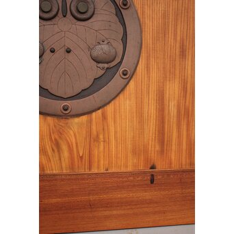 総欅柾目 格子蔵戸　W936Y 