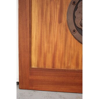 総欅柾目 格子蔵戸　W936Y 