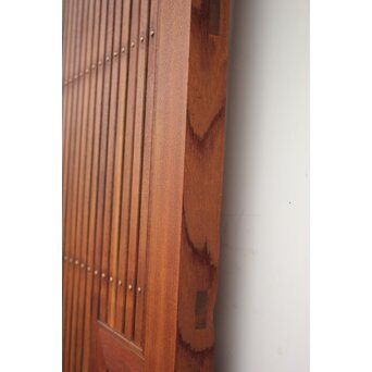 総欅柾目 格子蔵戸　W936Y 