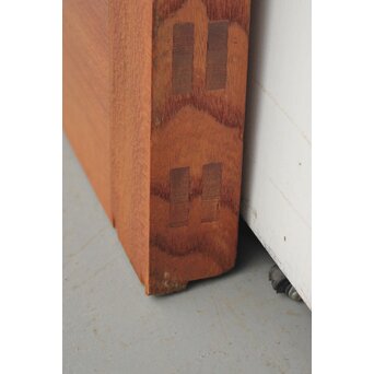 総欅柾目 格子蔵戸　W936Y 