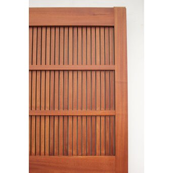 総欅柾目 格子蔵戸　W936Y 