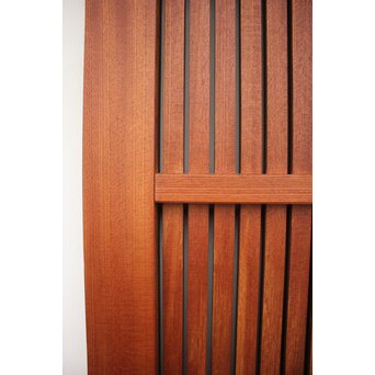 総欅柾目 格子蔵戸　W936Y 