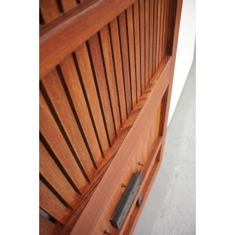 総欅柾目 格子蔵戸　W936Y 