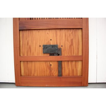 総欅柾目 格子蔵戸　W936Y 