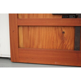 総欅柾目 格子蔵戸　W936Y 