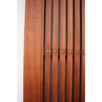 総欅柾目 格子蔵戸　W936Y 