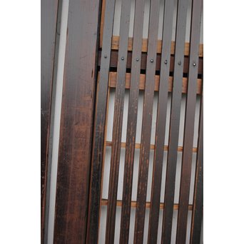 飴色時代 障子枠付格子戸 2枚1組　L945 