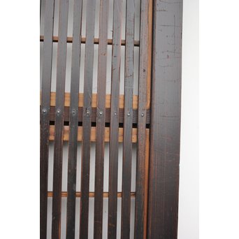 飴色時代 障子枠付格子戸 2枚1組　L945 