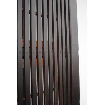 飴色時代 障子枠付格子戸 2枚1組　L945 