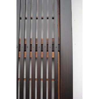 飴色時代 障子枠付格子戸 2枚1組　L945 