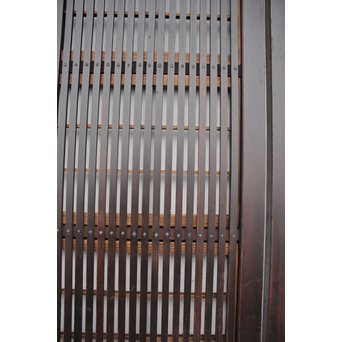 飴色時代 障子枠付格子戸 2枚1組　L945 