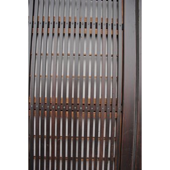 飴色時代 障子枠付格子戸 2枚1組　L945 