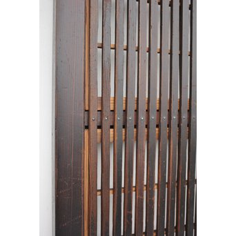 飴色時代 障子枠付格子戸 2枚1組　L945 