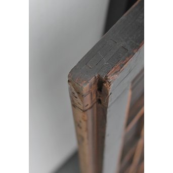 飴色時代 障子枠付格子戸 2枚1組　L945 