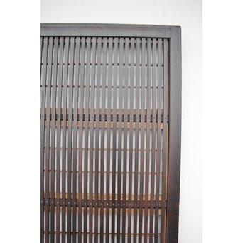 飴色時代 障子枠付格子戸 2枚1組　L945 