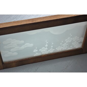 エッチングガラス欄間　R2341 