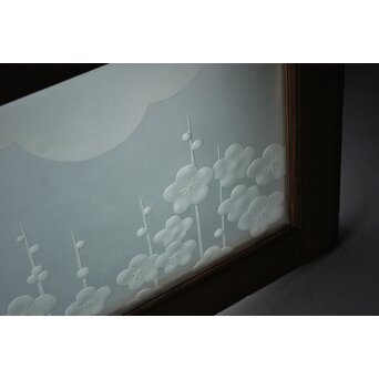 エッチングガラス欄間　R2341 