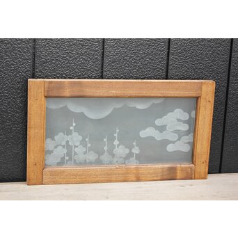 エッチングガラス欄間　R2341