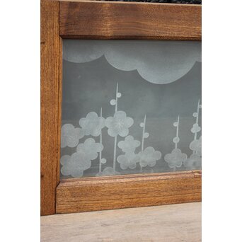 エッチングガラス欄間　R2341 