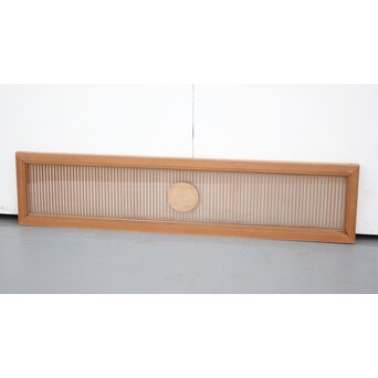 桐紋 ガラス入筬欄間　R2342