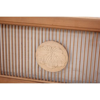 桐紋 ガラス入筬欄間　R2342 