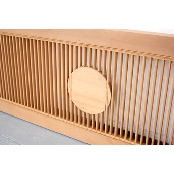 桐紋 ガラス入筬欄間　R2342 