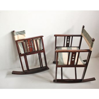 ヤマハ折り畳み式文化椅子ロッキングチェアー 2脚1組　T408