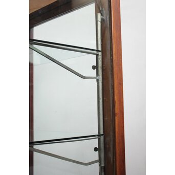 乳白色ガラスのショーケース　G276 