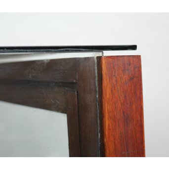 乳白色ガラスのショーケース　G276 