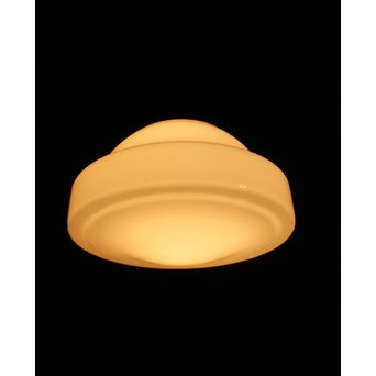 大型乳白色ガラスの照明 2個1組　A1884 