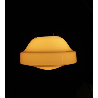 大型乳白色ガラスの照明 2個1組　A1885 