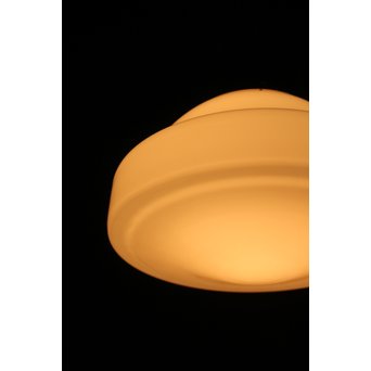 大型乳白色ガラスの照明 2個1組　A1885 