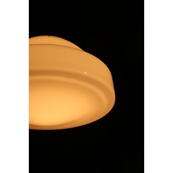 大型乳白色ガラスの照明 2個1組　A1885 