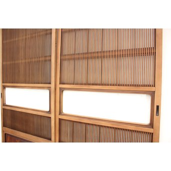 上質全面ガラス格子戸 4枚1組　L946 