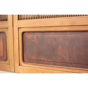 上質全面ガラス格子戸 4枚1組　L946 