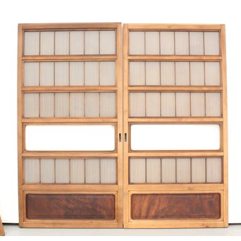 上質全面ガラス格子戸 4枚1組　L946 