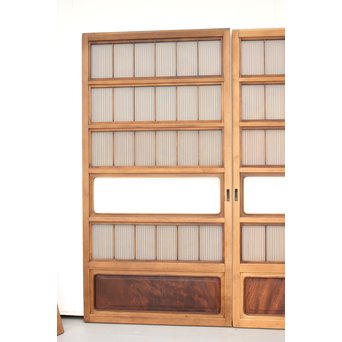 上質全面ガラス格子戸 4枚1組　L946 