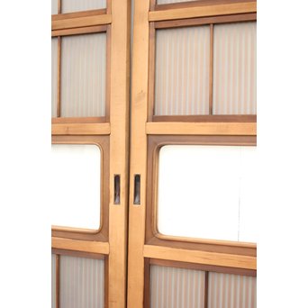 上質全面ガラス格子戸 4枚1組　L946 