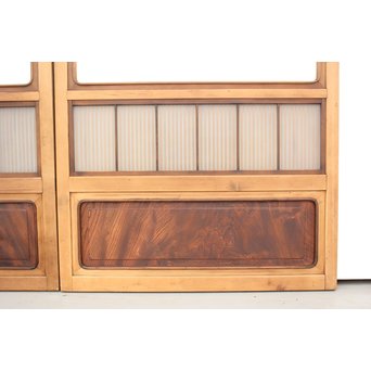 上質全面ガラス格子戸 4枚1組　L946 