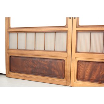 上質全面ガラス格子戸 4枚1組　L946 