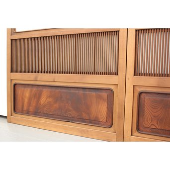 上質全面ガラス格子戸 4枚1組　L946 