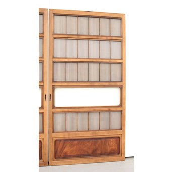 上質全面ガラス格子戸 4枚1組　L946 