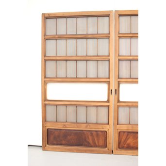 上質全面ガラス格子戸 4枚1組　L946 