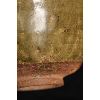 青唐津呼継茶碗　P080 