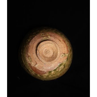 青唐津呼継茶碗　P080 