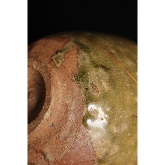 青唐津呼継茶碗　P080 