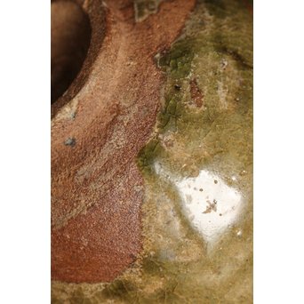 青唐津呼継茶碗　P080 