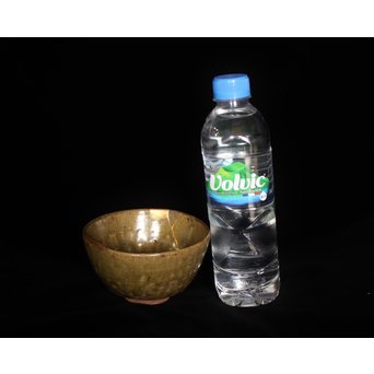 青唐津呼継茶碗　P080 