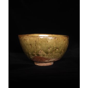 青唐津呼継茶碗　P080 